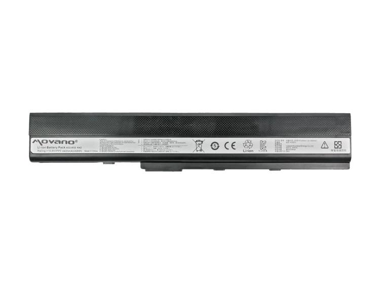 Movano Bateria A32-K52 do Asus A52 A52F K52 K52F K52J - 4400 mAh (48 Wh)
