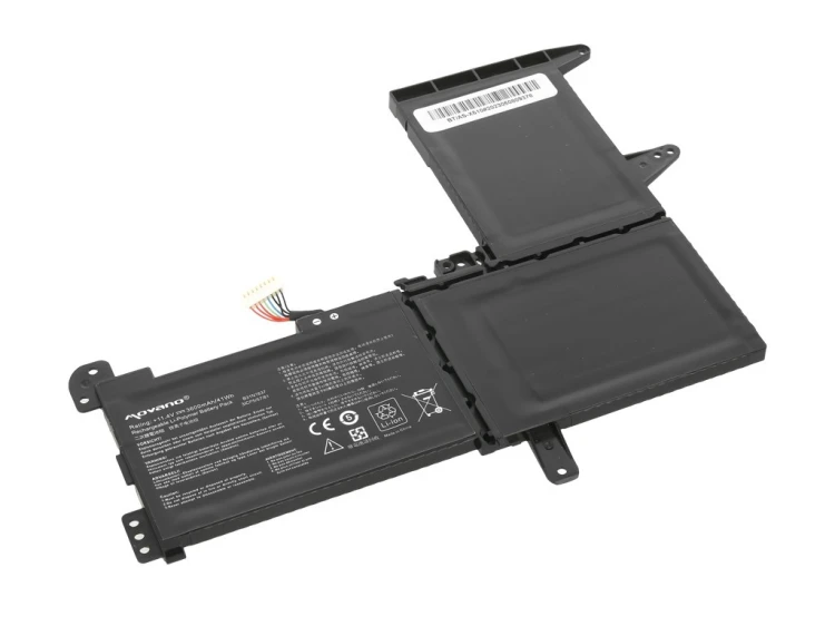 Movano Bateria B31N1637 do Asus VivoBook S15 S510 F510 - 3600 mah (41 Wh)