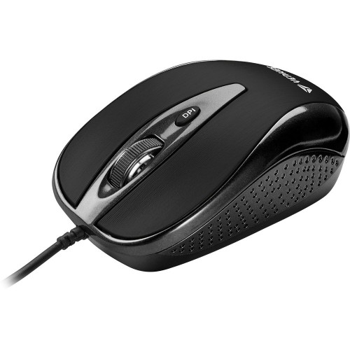 YENKEE Mysz przewodowa USB, 4 przyciski, YMS 1025BK, optyczna