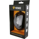 YENKEE Mysz przewodowa USB, 4 przyciski, YMS 1025BK, optyczna