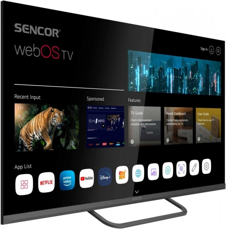 Sencor Telewizor LED 32 cale SLE 32S840TCSB Smart webOS WiFi Bluetooth