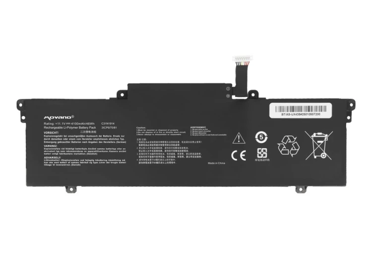 Movano Bateria C31N1914 do Asus Zenbook 14 UX435E UX435EA UX435EAL UX435EG UM425QA - 4100 mah (46 Wh)