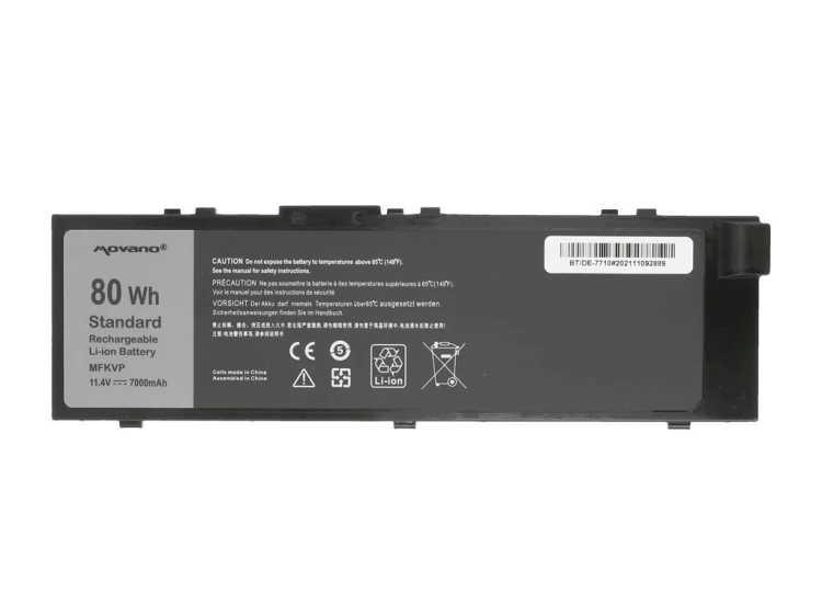 Movano Bateria MFKVP do Dell Precision 15 7510 17 7710 - 7000 mAh (80 Wh)