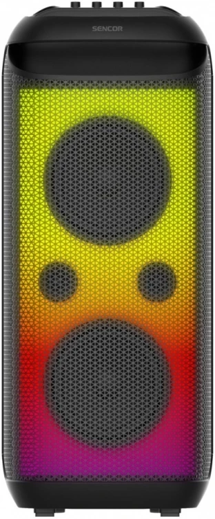 Sencor Głośnik imprezowy Partycon BOOST Moc 250W, IPX4, TWS, LED, MIC