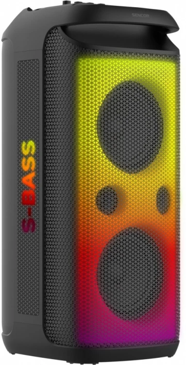 Sencor Głośnik imprezowy Partycon BOOST Moc 250W, IPX4, TWS, LED, MIC