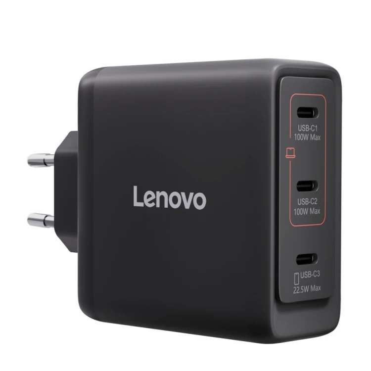 Lenovo Ładowarka Multi-port USB-C 100W GaN 40AW100BEU