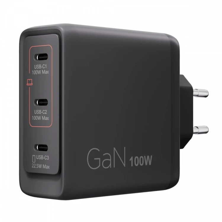 Lenovo Ładowarka Multi-port USB-C 100W GaN 40AW100BEU