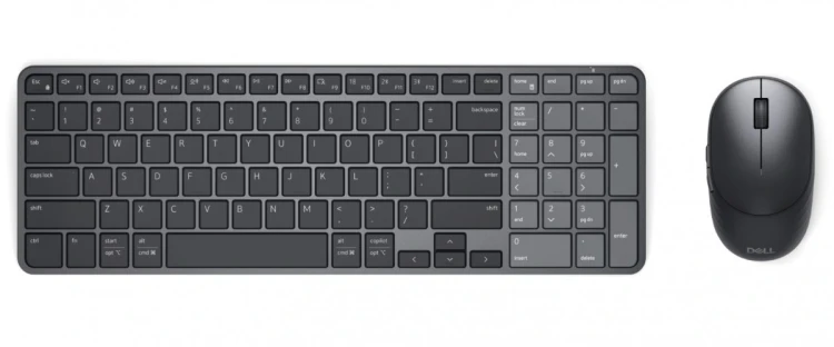 Dell Zestaw kompaktowa klawiatura i mysz Dell Pro 7 z akumulatorem - KM746