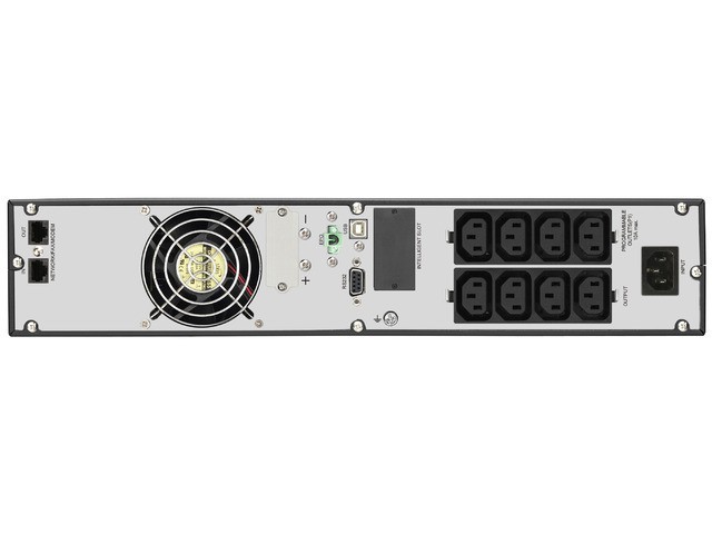 PowerWalker UPS On-Line 1500VA PF1 USB/RS232, LCD, 8x IEC OUT,  Rack 19''/Tower