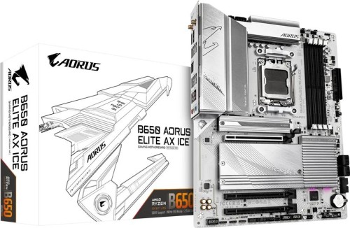 Gigabyte Płyta główna B650 AORUS ELITE AX ICE AM5 4DDR5 HDMI/DP ATX