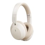 Baseus Słuchawki nauszne bluetooth 5.3 BASS 35 MAX beżowe