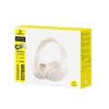 Baseus Słuchawki nauszne bluetooth 6.0 BASS LITE beżowe