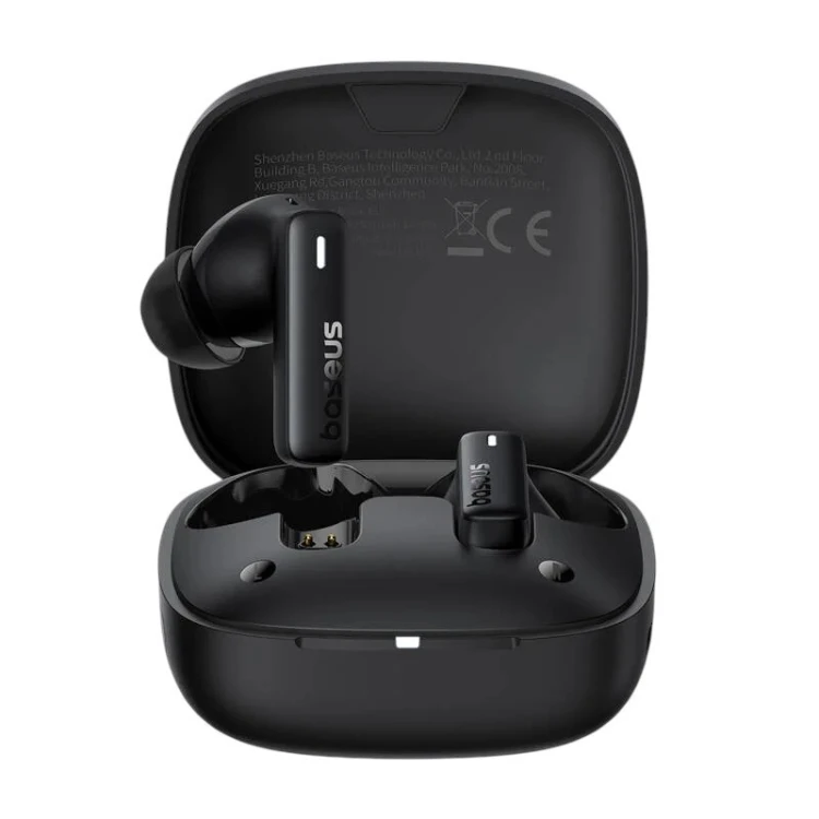 Baseus Słuchawki douszne Bluetooth 5.3 BOWIE E19 czarne