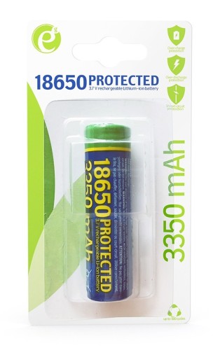 Gembird Akumulator litowo-jonowy typ 18650, 3.7V, 3350mAh
