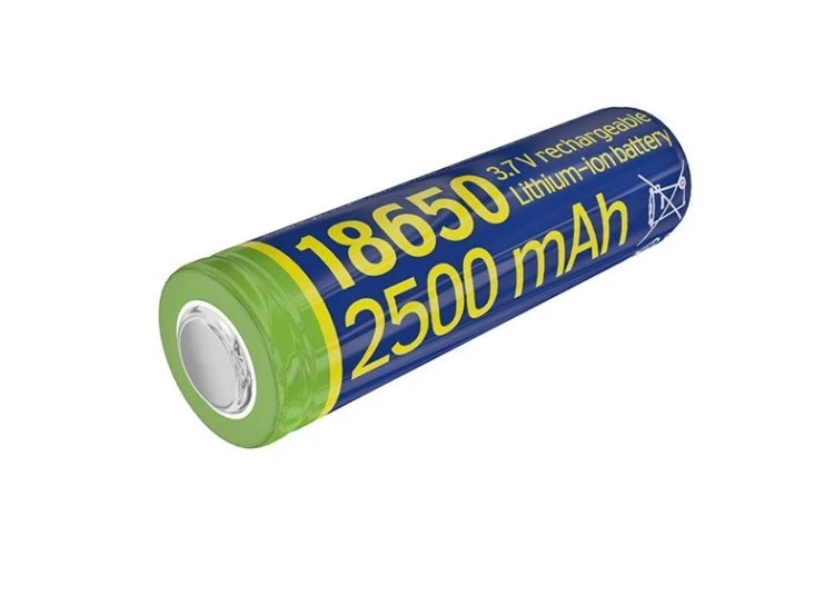 Gembird Akumulator litowo-jonowy typ 18650 (10C), 3.7V, 2500mAh z płaskimi biegunami