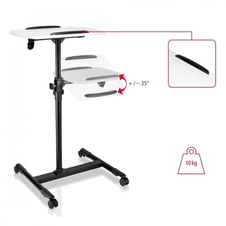 Hama Stolik pod projektor z dwiema półkami