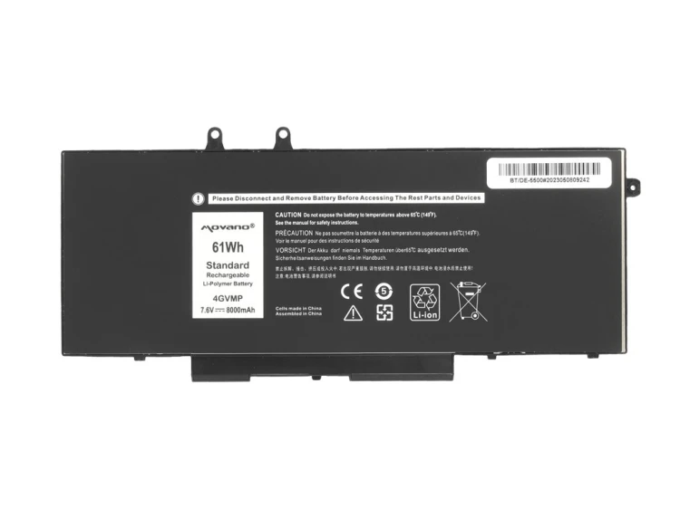 Movano Bateria 4GVMP do Dell Latitude 5400 5500 - 8000 mAh (61 Wh)