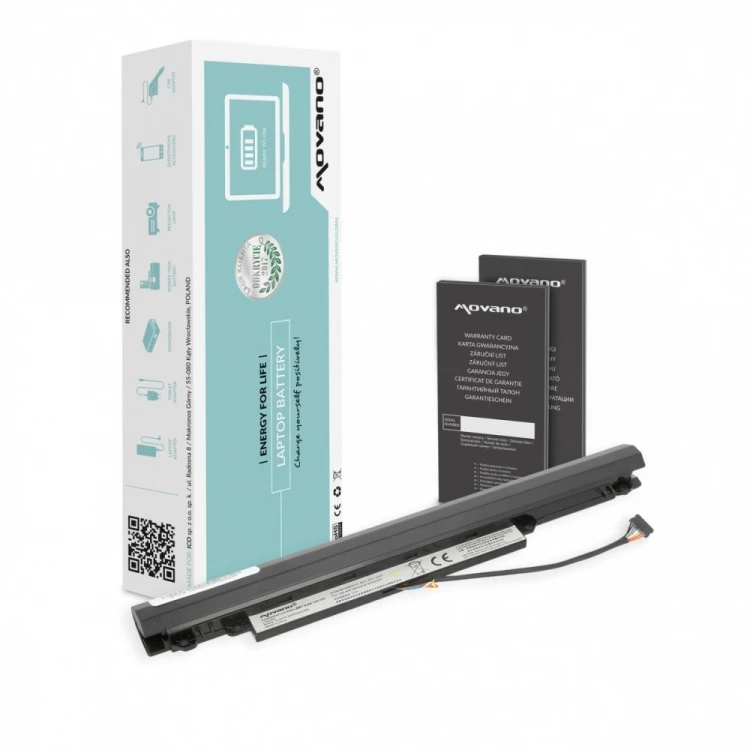 Movano Bateria L15S3A02 do Lenovo IdeaPad 110-14IBR 15IBR - 2200 mAh (24 Wh)
