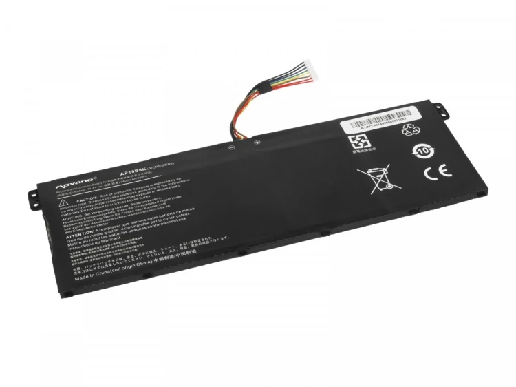 Movano Bateria AP19B8K do Acer Aspire 3 A314-22 A315-56 A315-57 A315-58 A317 - 3400 mAh (39 Wh)
