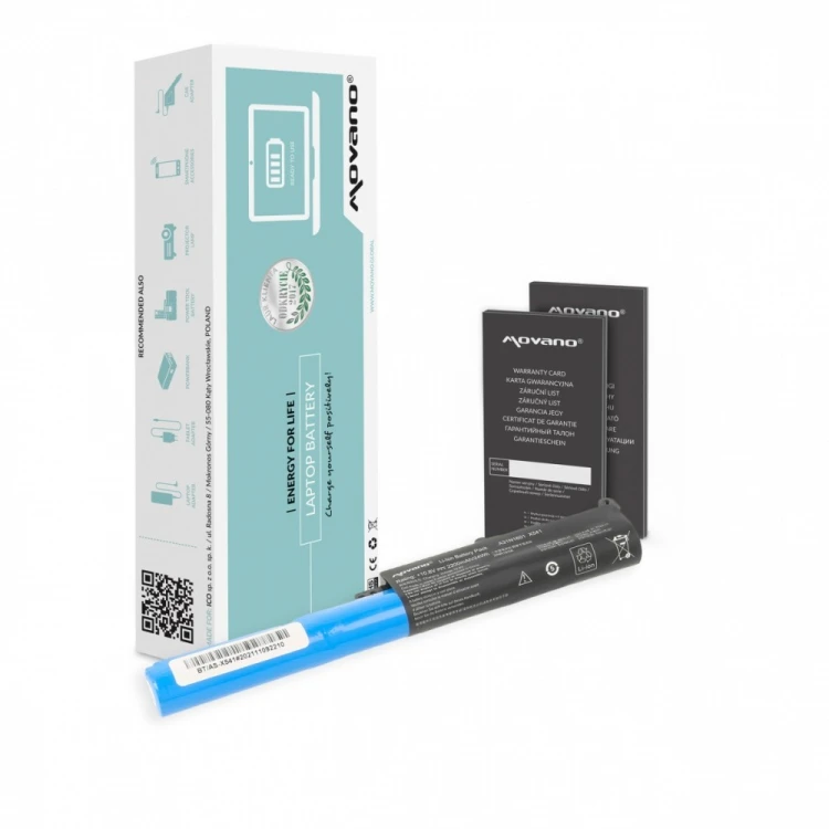 Movano Bateria A31N1601 do Asus X541 R541 R541N R541S - 2200 mAh (24 Wh)