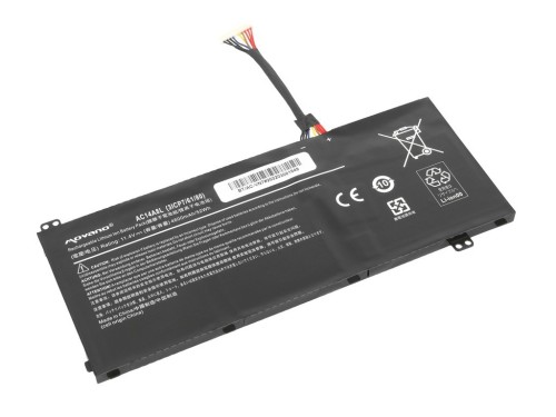 Movano Bateria AC14A8L AC15B7L do Acer VN7 Nitro V15 V17 - 4600 mAh (52 Wh)