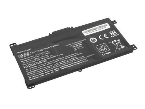 Movano Bateria BK03XL do HP Pavilion x360 14-BA - 3400 mAh (39 Wh)