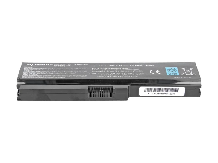 Movano Bateria PA3818U-1BRS do Toshiba L700 L730 L750 - 4400 mAh (48 Wh)