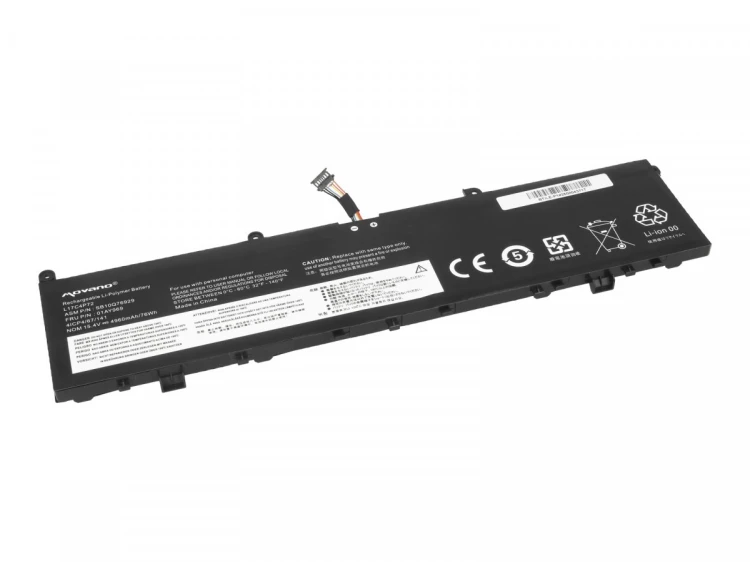 Movano Bateria L17C4P72 L17M4P72 Lenovo ThinkPad P1 X1 Extreme 1st 2nd Gen 01AY969 - 4960 mAh (76 Wh)
