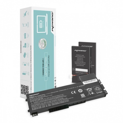 Movano Bateria VV09XL 808452-001 do HP Zbook 15 G3 15 G4 - 4600 mAh (52 Wh)