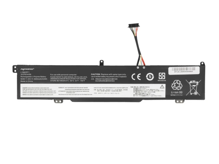 Movano Bateria L18M3PF1 do Lenovo Ideapad L340-15IRH L340-17IRH - 4600 mAh (53 Wh)