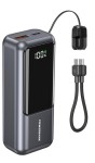 Gembird PowerBank LCD 10000mAh QC3.0 20W szary