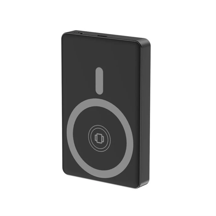 Gembird PowerBank 10000mAh LCD 1xUSB-C 20W bezprzewodowy 15W czarny