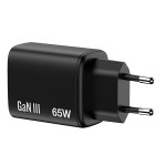 Verbatim Ładowarka GaN 65W QC 3.0, 2x USB-C, 1x USB PD 3.0 EU