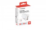 Verbatim Ładowarka GaN 65W QC 3.0, 2xUSB-C, 1x USB-A PD 3.0 EU