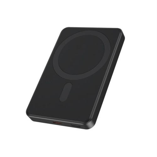 Gembird PowerBank bezprzewodowy, magnetyczny 5000mAh 15W czarny