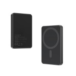 Gembird PowerBank bezprzewodowy, magnetyczny 5000mAh 15W czarny