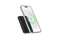Gembird PowerBank bezprzewodowy, magnetyczny 5000mAh 15W czarny