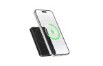 Gembird PowerBank bezprzewodowy, magnetyczny 5000mAh 15W czarny