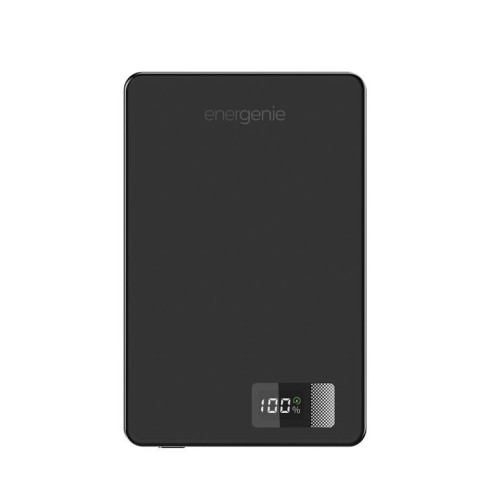 Gembird PowerBank bezprzewodowy, magnetyczny, LCD 5000mAh 15W czarny