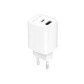 Gembird Ładowarka uniwersalna 1xUSB-C/A QC 3.0 PD 45W biała