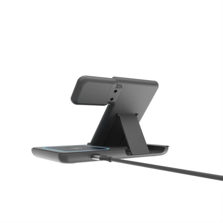Gembird Ładowarka bezprzewodowa 3w1 15W Apple-Iphone, Watch, Airpods czarna