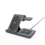 Gembird Ładowarka bezprzewodowa 3w1 15W Apple-Iphone, Watch, Airpods czarna