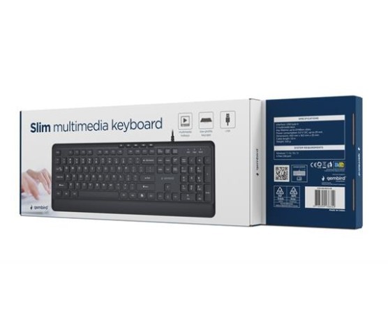 Gembird Klawiatura multimedialna KB-MCH-05