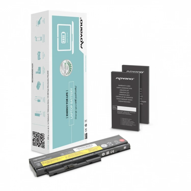 Movano Bateria 42T4865 do Lenovo X220 X220i X220s X220T - 4400 mAh (48 Wh)