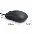 Hama Mysz przewodowa usb-C CM-200 czarna