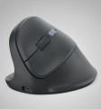 Hama Mysz ergonomiczna EWM-600 czarna dla leworęcznych