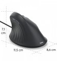 Hama Mysz ergonomiczna przewodowa ECM-500