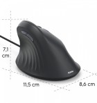 Hama Mysz ergonomiczna przewodowa ECM-500
