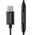 Hama Słuchawki douszne Curly USB-C czarne