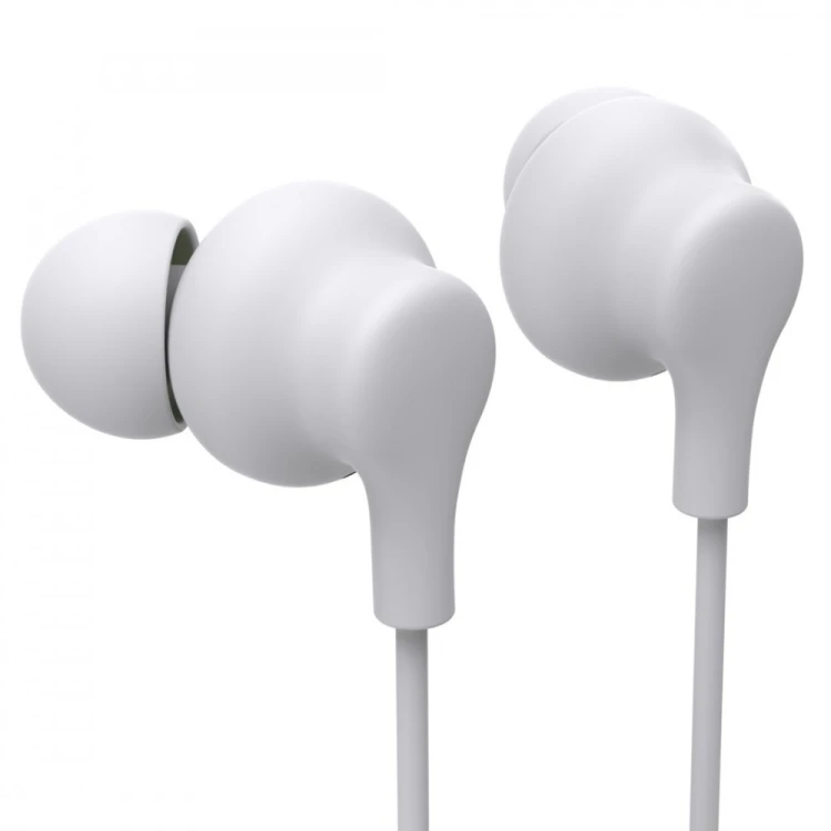 Hama Słuchawki douszne Curly USB-C białe